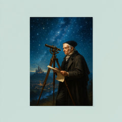 Carl Friedrich Gauss measuring the kingdom by starlight poster 8