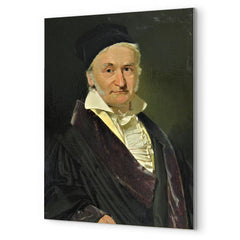 Carl Friedrich Gauss metal print mockup