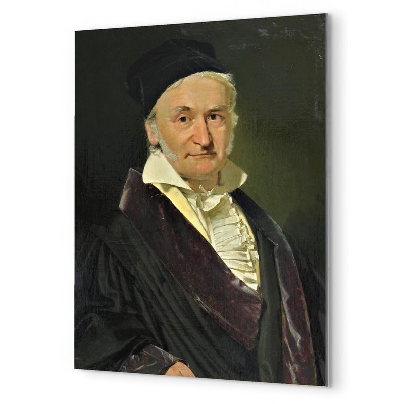 Carl Friedrich Gauss metal print mockup