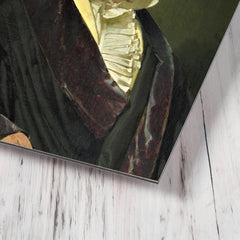 Carl Friedrich Gauss metal print mockup