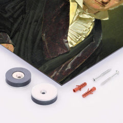 Carl Friedrich Gauss metal print mockup