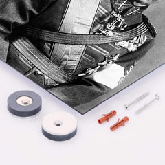 Carl Gustaf Emil Mannerheim metal print mockup