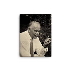Carl Jung canvas print on a plain backdrop in size 12"x16".