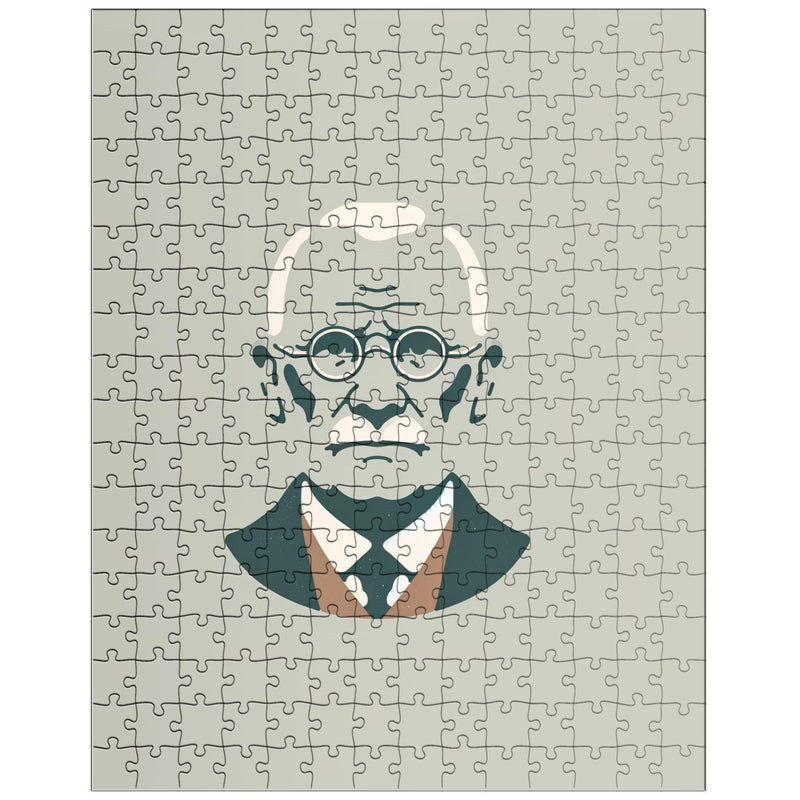 Carl Jung Minimalist Vector Art jigsaw puzzle