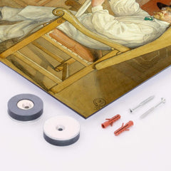 Carl Larsson metal print mockup