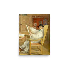 Carl Larsson poster on a plain backdrop in size 12"x16".