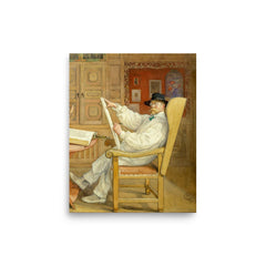 Carl Larsson poster on a plain backdrop in size 8"x10".