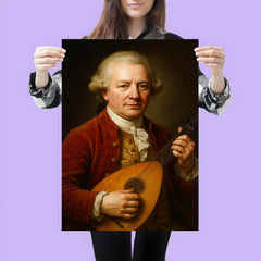Carl Michael Bellman portrait poster 3