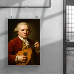 Carl Michael Bellman portrait poster 4