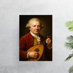 Carl Michael Bellman portrait poster 7