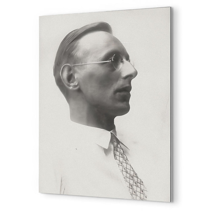 Carl Orff metal print mockup