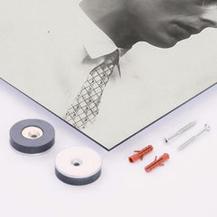 Carl Orff metal print mockup