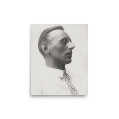 Carl Orff poster on a plain backdrop in size 8"x10".