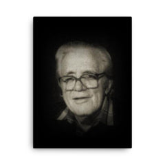 Carl Whitaker canvas print on a plain backdrop in size 18"x24".