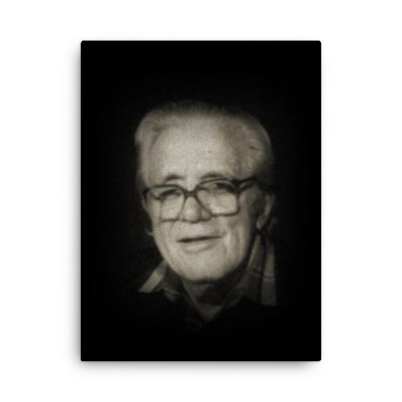 Carl Whitaker canvas print on a plain backdrop in size 18