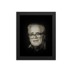 Carl Whitaker framed print on a plain backdrop in size 8"x10".