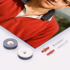 Carlo Acutis portrait metal print mockup