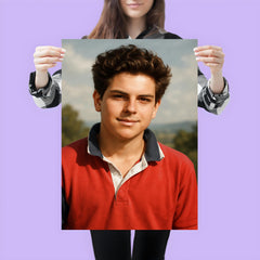 Carlo Acutis portrait poster 3