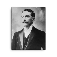 Carlos Eugenio Restrepo canvas print on a plain backdrop in size 16"x20".