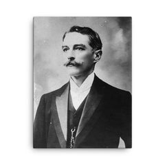 Carlos Eugenio Restrepo canvas print on a plain backdrop in size 18"x24".