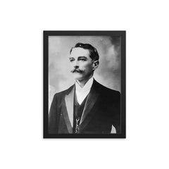 Carlos Eugenio Restrepo framed print on a plain backdrop in size 12"x16".