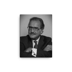 Carlos Fuentes canvas print on a plain backdrop in size 12"x16".