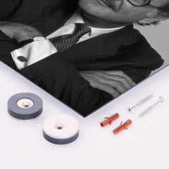 Carlos Fuentes metal print mockup