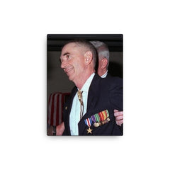 Carlos Hathcock canvas print on a plain backdrop in size 12"x16".