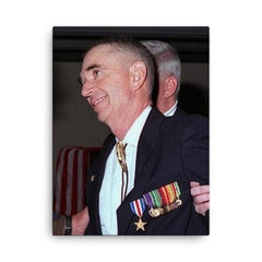 Carlos Hathcock canvas print on a plain backdrop in size 18"x24".