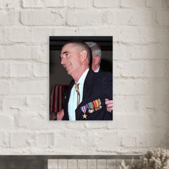 Carlos Hathcock metal print mockup