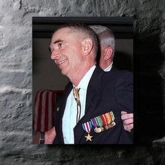 Carlos Hathcock metal print mockup