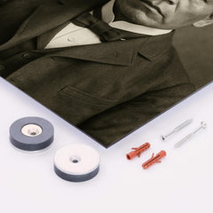 Carlos Montezuma metal print mockup