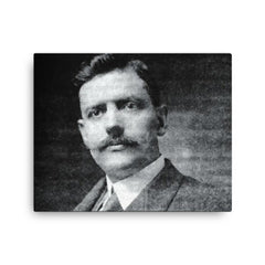 Carlos Vaz Ferreira canvas print on a plain backdrop in size 16"x20".