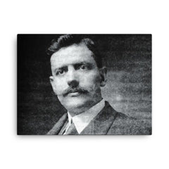 Carlos Vaz Ferreira canvas print on a plain backdrop in size 18"x24".