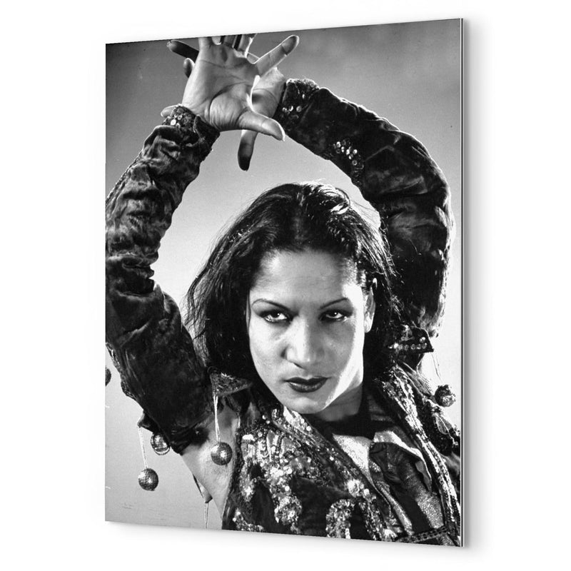 Carmen Amaya metal print mockup