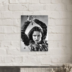 Carmen Amaya metal print mockup