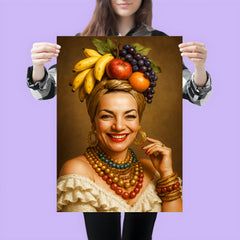 Carmen Miranda portrait poster 3