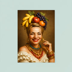 Carmen Miranda portrait poster 8