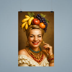 Carmen Miranda portrait poster 9