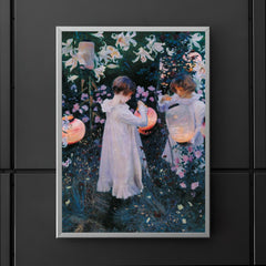 Carnation, Lily, Lily, Rose by John Singer Sargent, 1885 poster 5