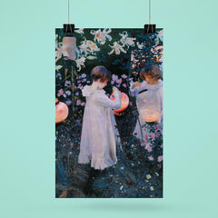 Carnation, Lily, Lily, Rose by John Singer Sargent, 1885 poster 6