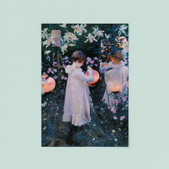 Carnation, Lily, Lily, Rose by John Singer Sargent, 1885 poster 8