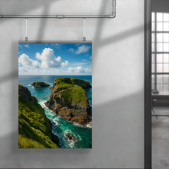 Carrick a Rede Coastline Northern Ireland poster 4