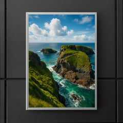 Carrick a Rede Coastline Northern Ireland poster 5