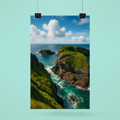 Carrick a Rede Coastline Northern Ireland poster 6