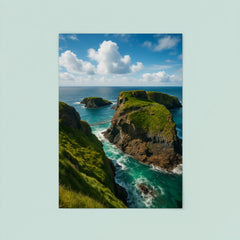 Carrick a Rede Coastline Northern Ireland poster 8