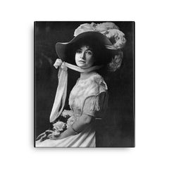 Carrie Bowman canvas print on a plain backdrop in size 16"x20".