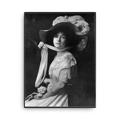 Carrie Bowman canvas print on a plain backdrop in size 18"x24".