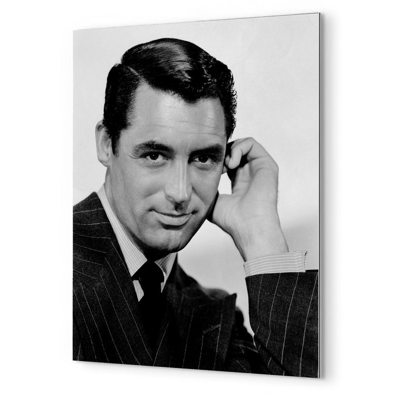 Cary Grant metal print mockup
