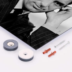 Cary Grant metal print mockup